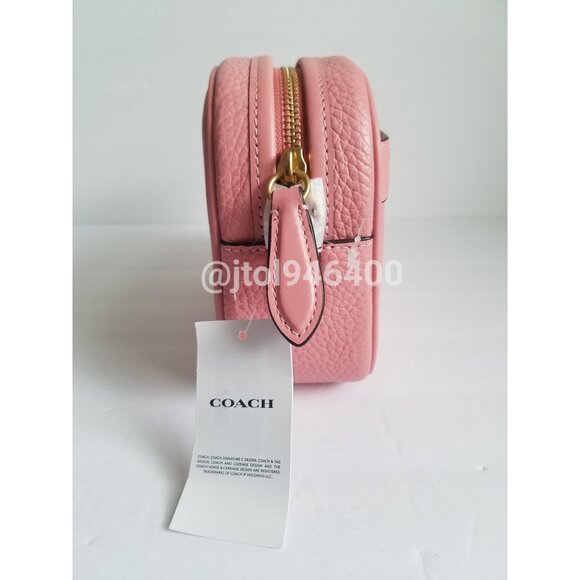 Coach Camera Crossbody Bag Bubble Gum Pink - Picture 10 of 12